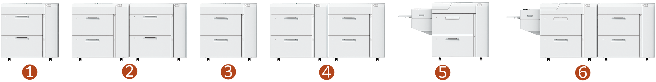 6种进纸选配件的图示