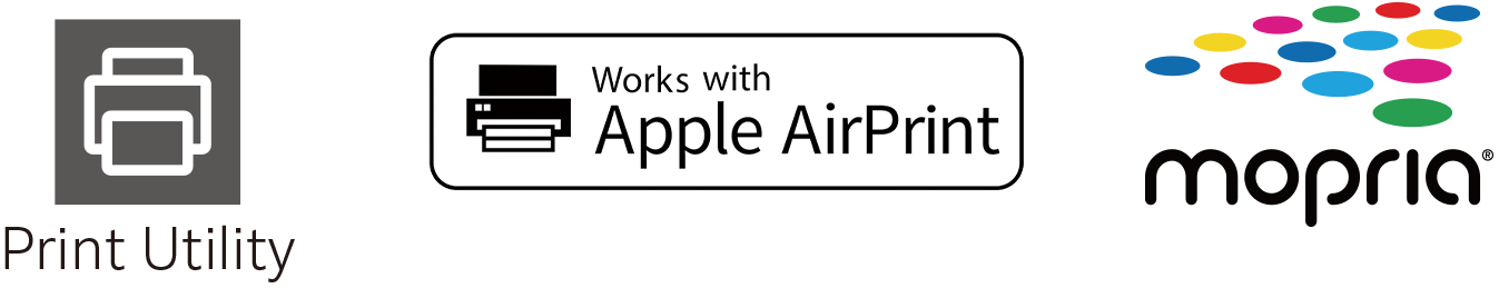 Print Utility/AirPrint/Mopria Print Service标志