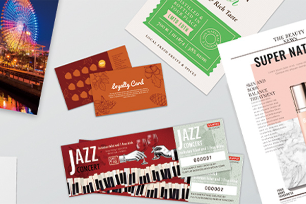 打印示例“带序号的票证，其他”