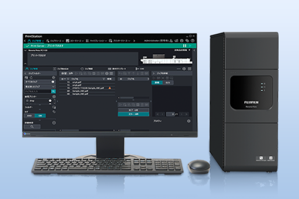 打印服务器和显示器的外观